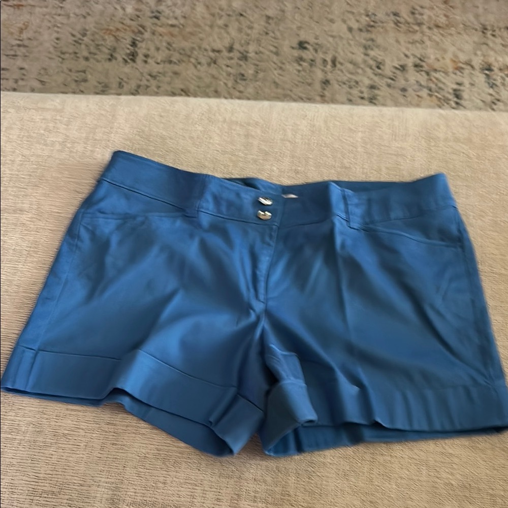 White House Black Market Blue Bermuda Shorts